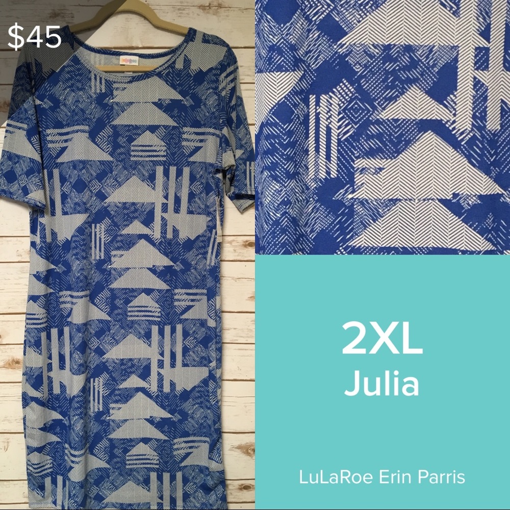 2XL LuLaRoe Julia Dress